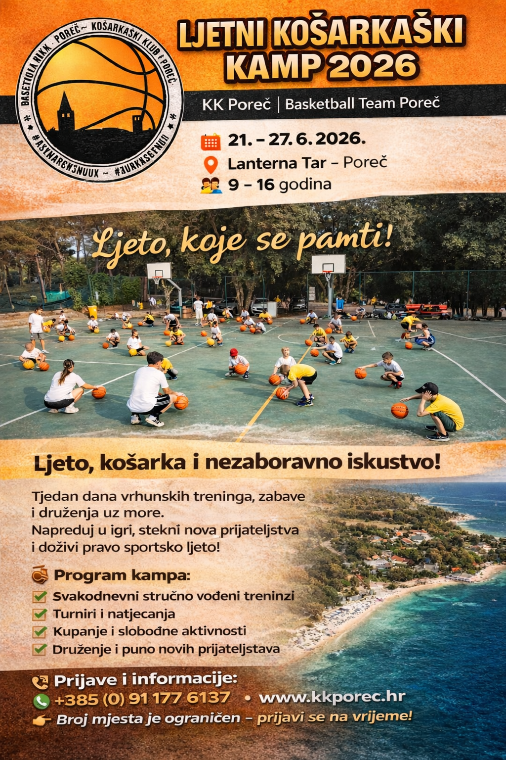 Ljetni kamp letak