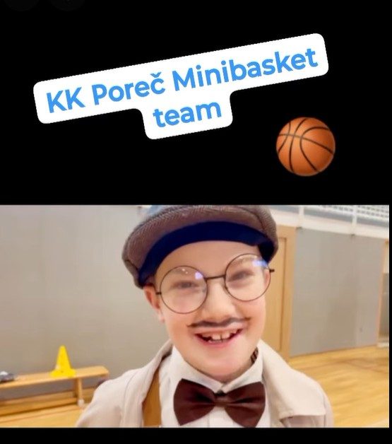 VESELI MAŠKARANI TRENING MINIĆA KK POREČ